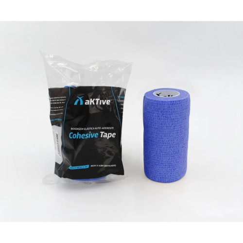 Bandagem Elástica Auto Aderente Azul - Aktive Sport