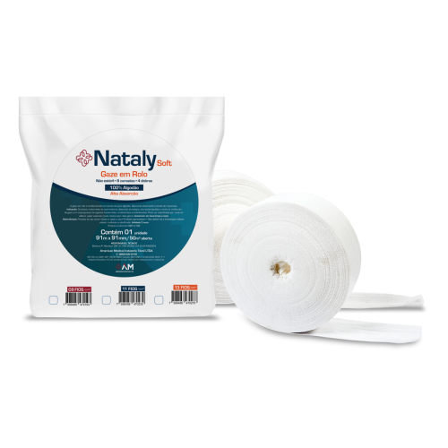 Gaze Hidrófila em Rolo 91x9,1 11F Nataly - Amed
