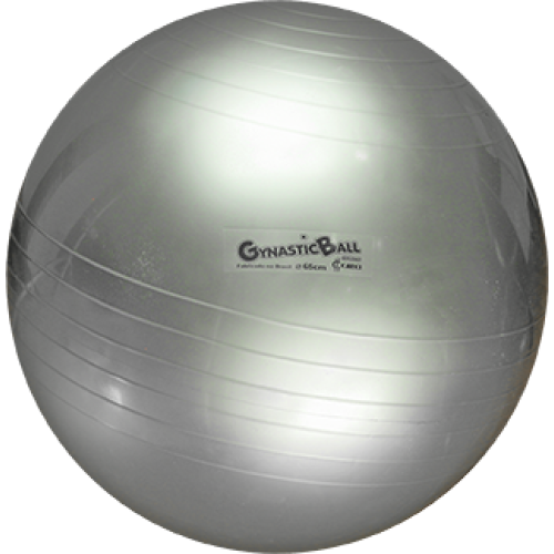 Bola de Pilates Prata Gynastic 65 cm - Carci