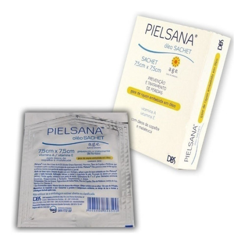 Gaze de Rayon 7,5cm X 7,5cm Embebida em Óleo A.G.E Pielsana - Dbs