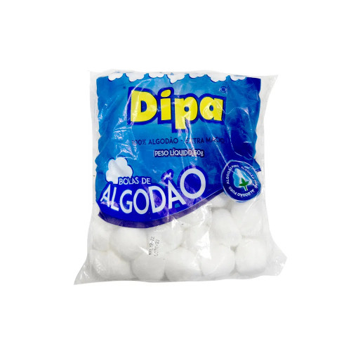 Algodão Hidrófilo Em Bolas 50gr - Dipa