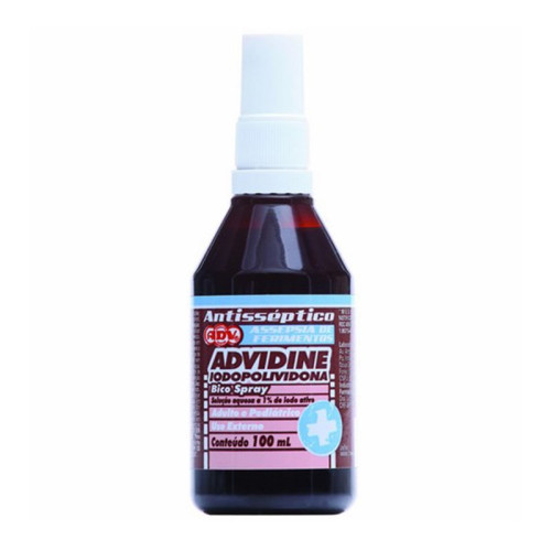 Iodopolividona 10% Spray 100ml - Adv