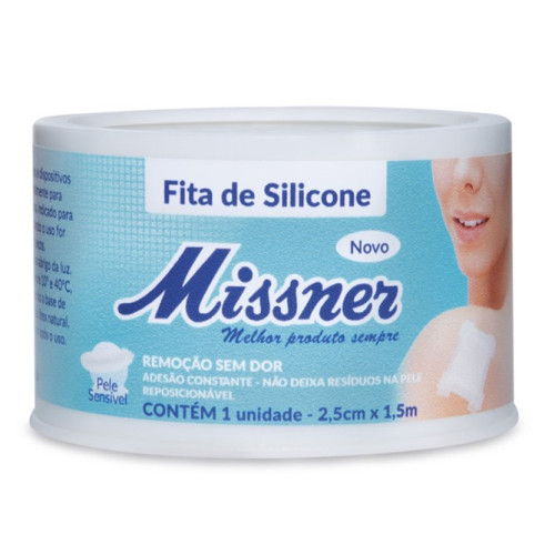 Fita Silicone Hipoalérgica 2,5x1,5m -Missner