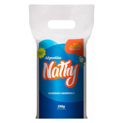 Algodão Hidrófilo 250g - Nathalya