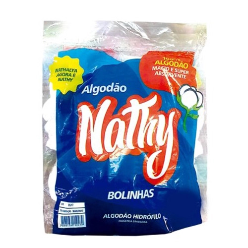 Algodão Hidrófilo em Bolas 100g - Nathalya