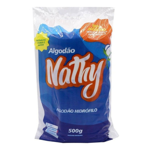 Algodão Hidrófilo 500g - Nathalya