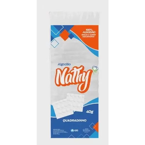 Quadrado de Algodão Hidrófilo 40g  - Nathalya