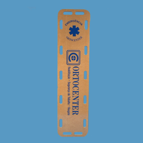 Prancha de Madeira para Resgate 1,85 x 0,46 - Ortocenter