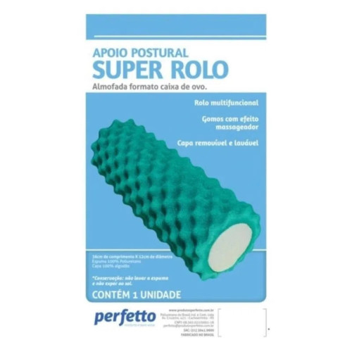 Apoio Postural Super Rolo Caixa de Ovo 36x12 - Perfetto