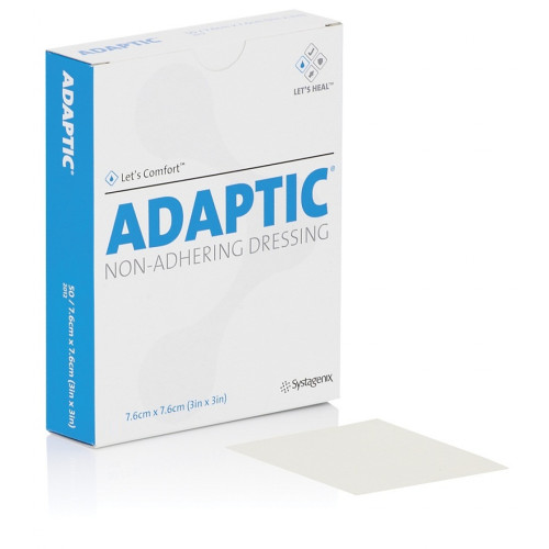 Curativo Adaptic 7,6 X 7,6 cm  - Systagenix