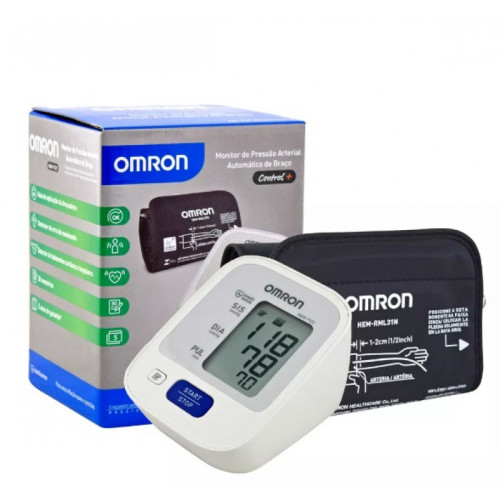 Aparelho Monitor de Pressão Arterial HEM-7122 Automático de Braço - Omron